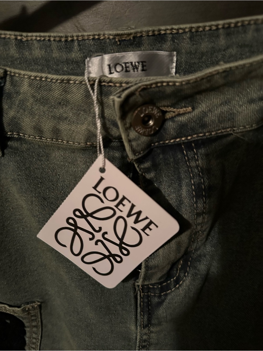 Women's Denim Jeans with embroidered logo